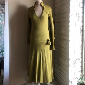 Green Knit Dress